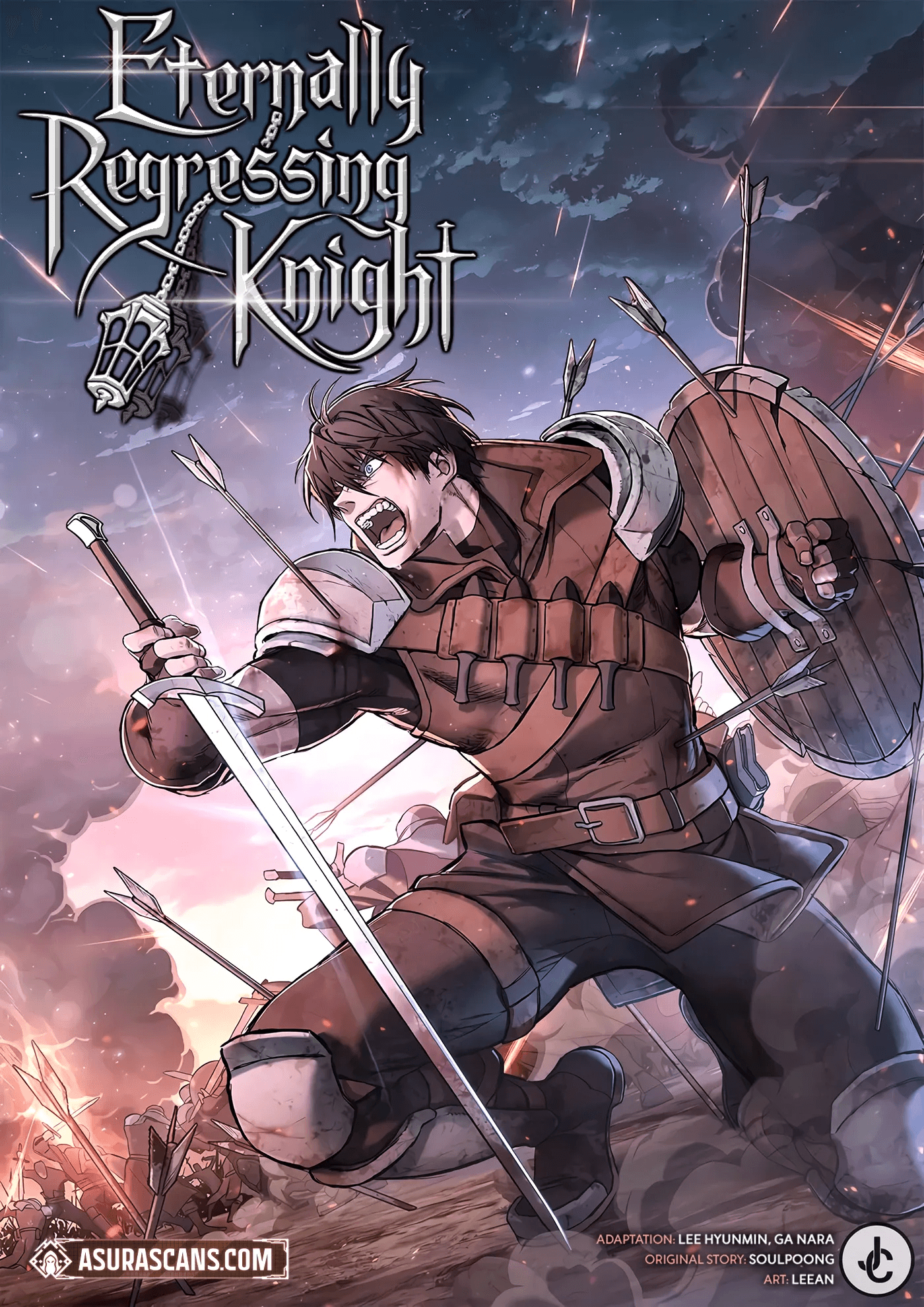 The Knight Only Lives Today Manhwa Cover